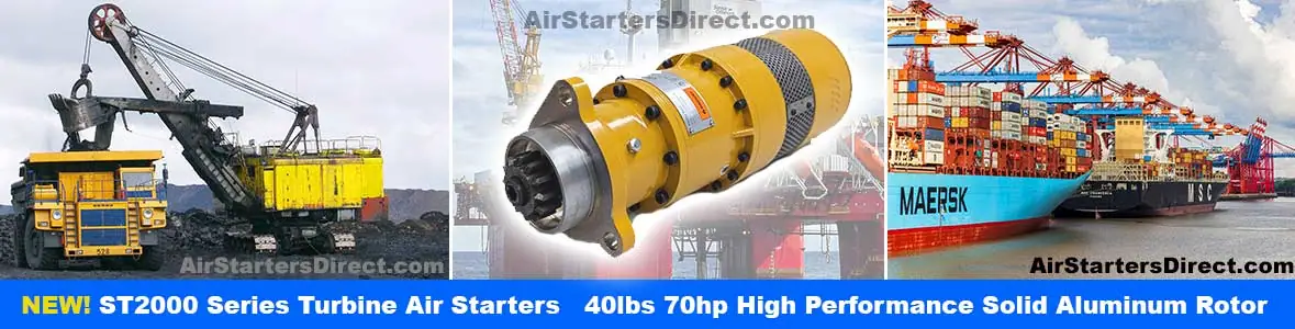 NEW ST2000 Series turbine air starters from Ingersoll Rand